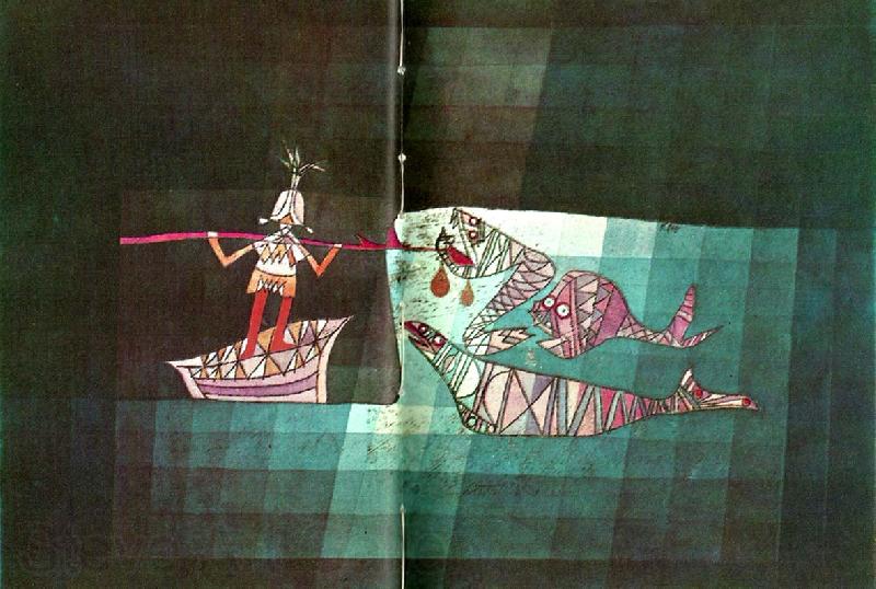 Paul Klee stridsscen i den fantastiska komiska operan Norge oil painting art